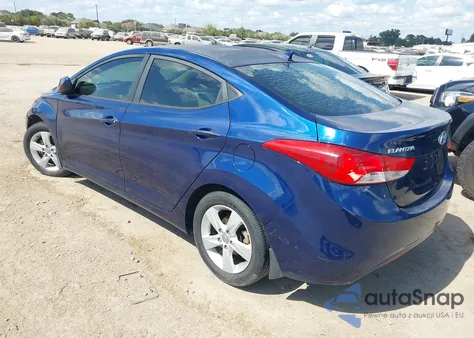 2013 Hyundai Elantra Gls from USA, damaged, VIN KMHDH4AE3DU873926